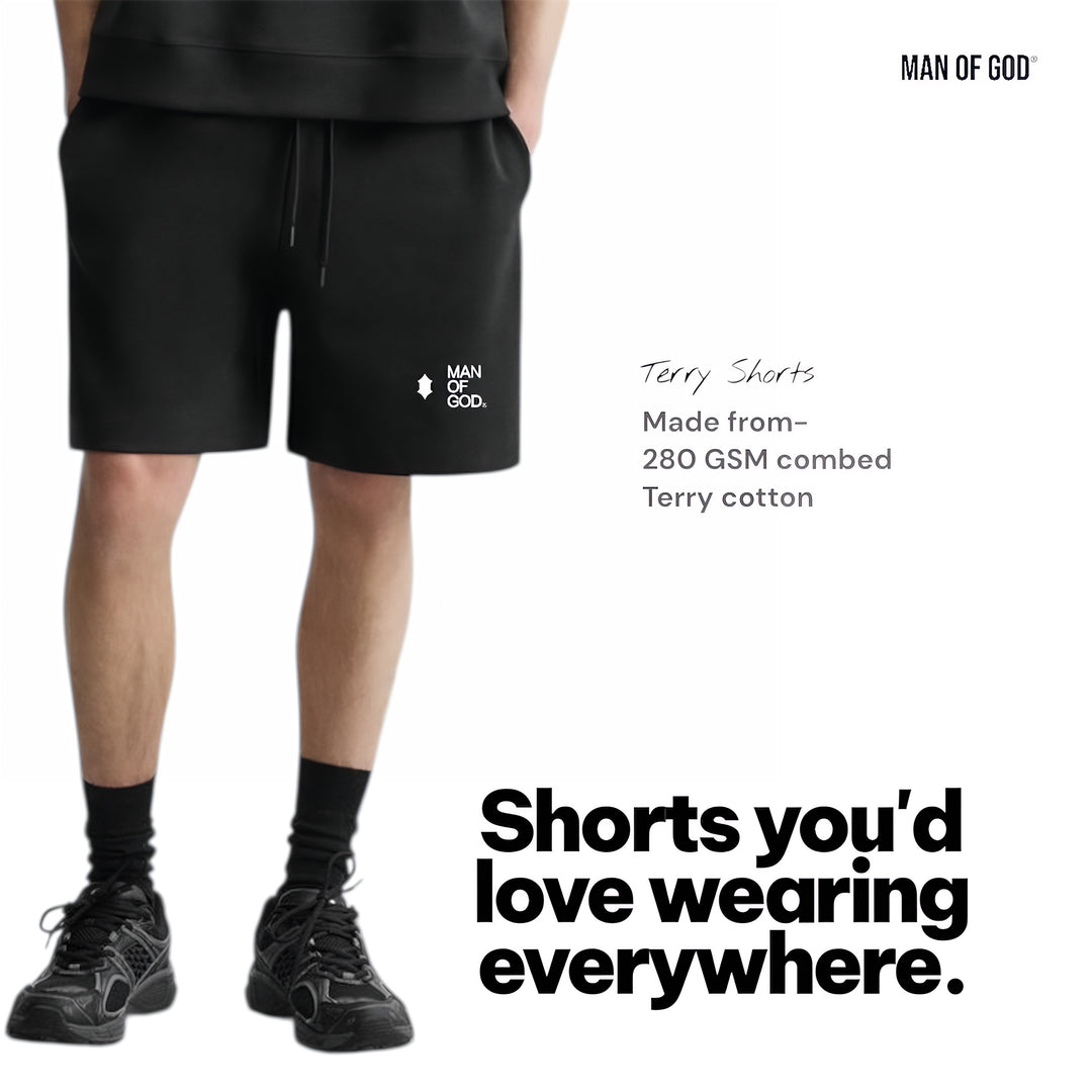 Terry Shorts - Black