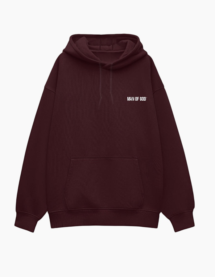 Basics Hoodie- Maroon