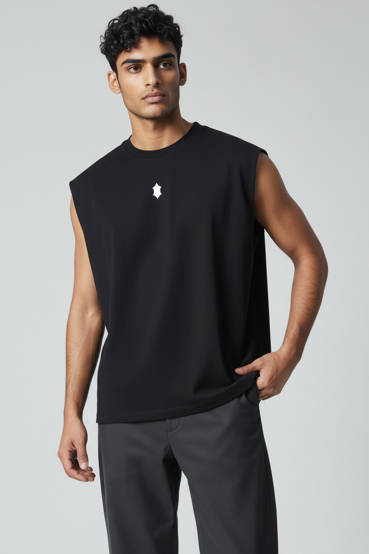 Vini Vidi Vici Tank Top- Black