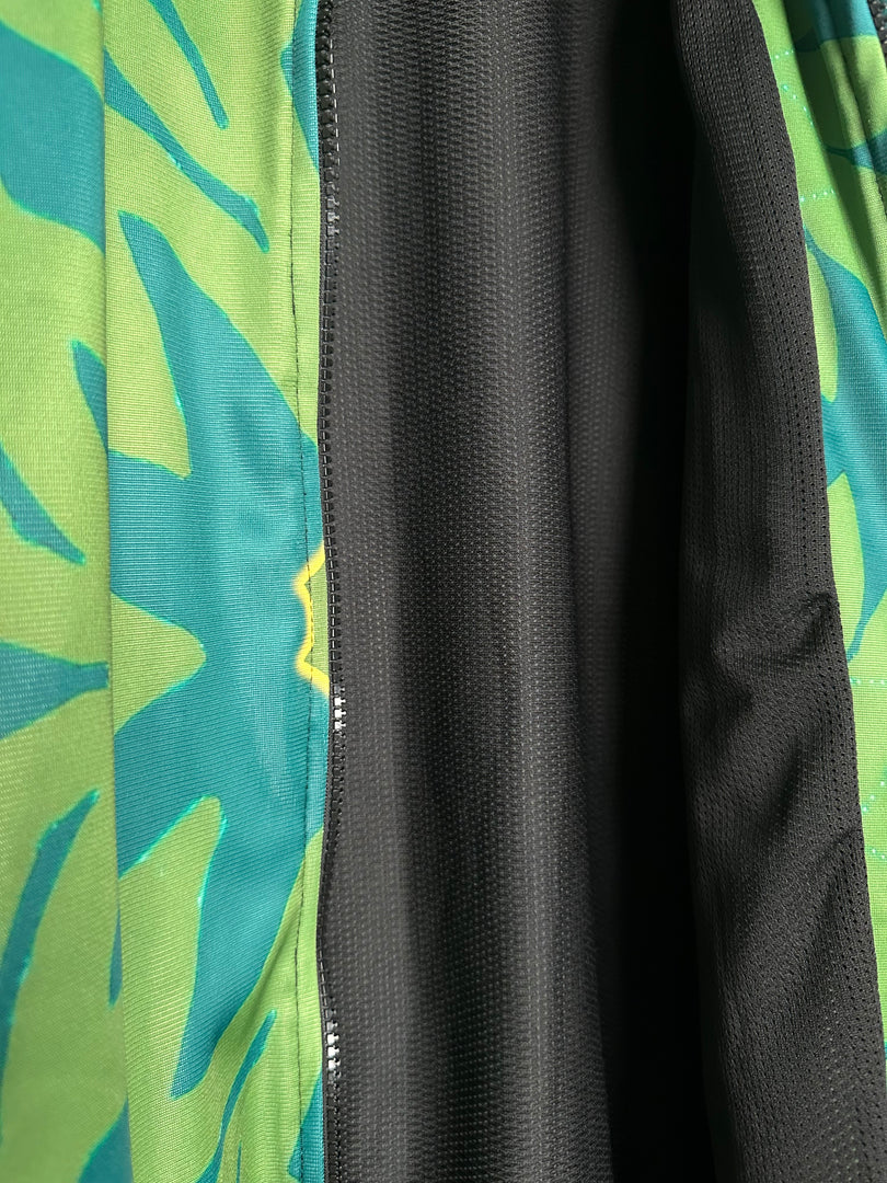 Eternal Bloom Mesh Bomber Jacket