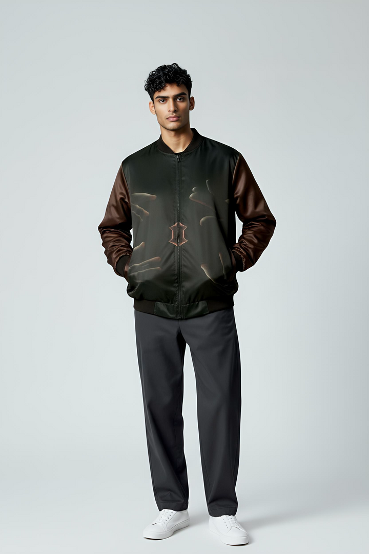 True Purpose Mesh Bomber Jacket