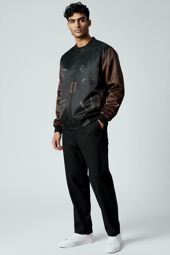 True Purpose Mesh Bomber Jacket