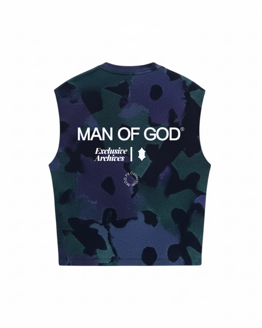 Archive Tank Top- Leaf Camo
