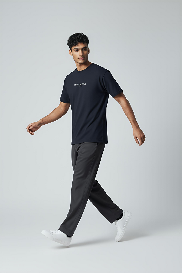 Supima Basics Tee- Navy Blue