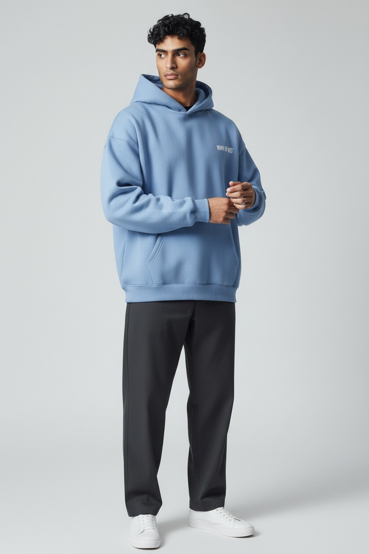 Basics Hoodie- Jordy Blue
