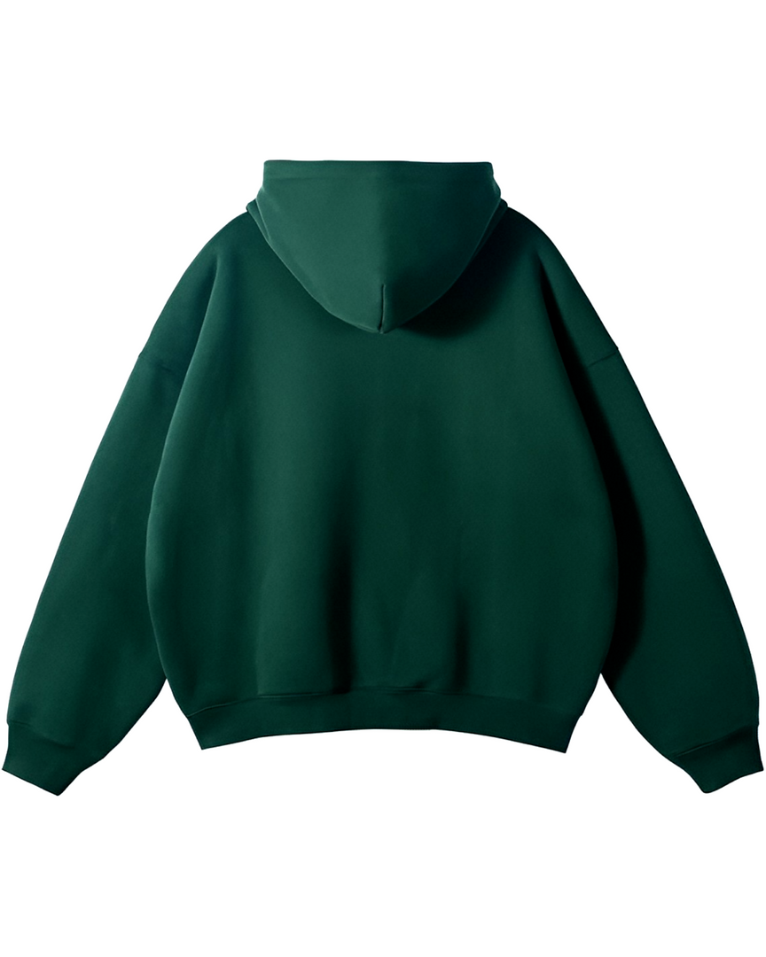 Basics Hoodie-  Bottle Green