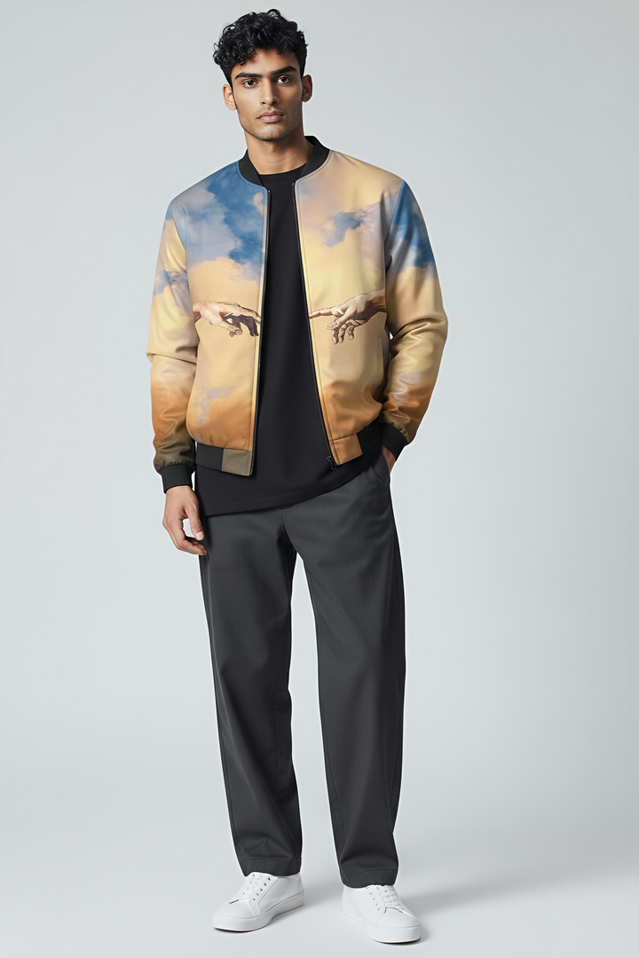 Prophecy Mesh Bomber Jacket