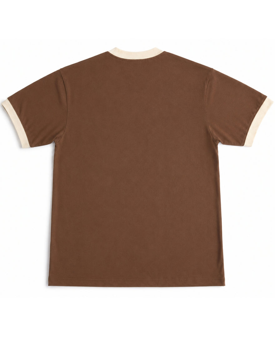 Ringer Tee- Mousse & Cream