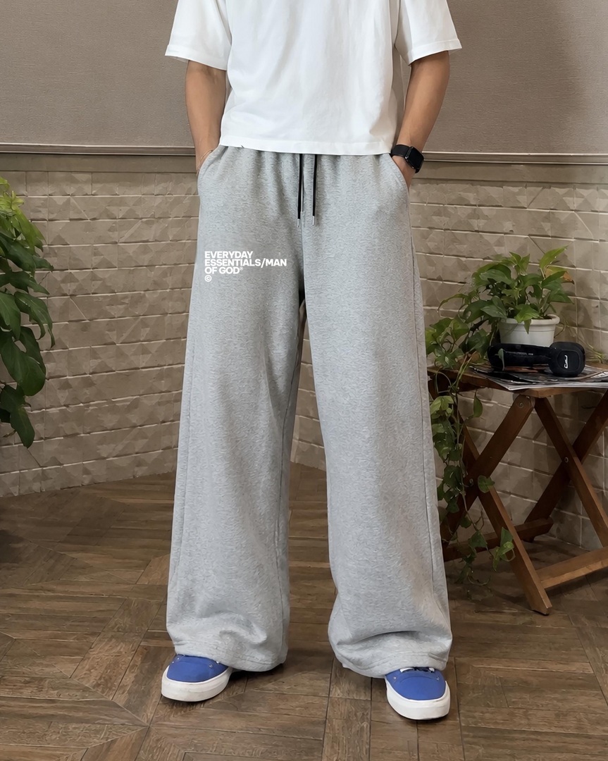 Baggy Heavyweight Sweatpants- Grey
