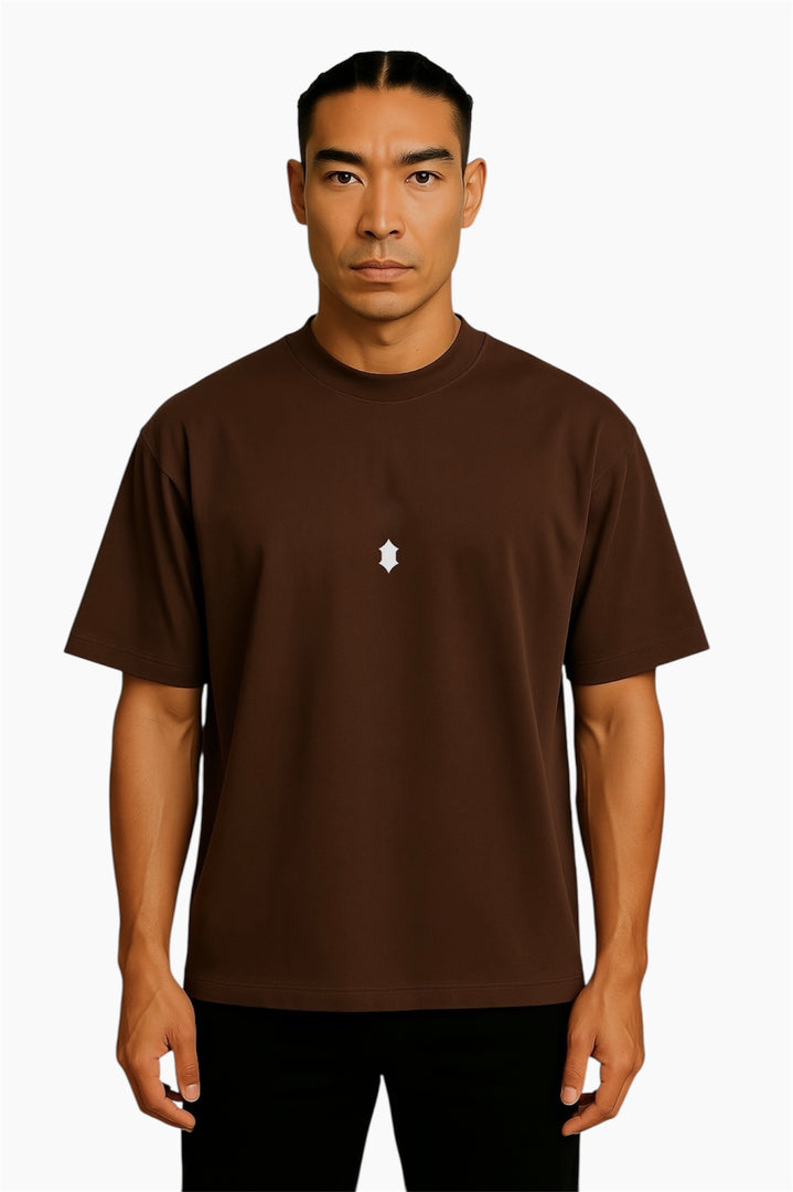 Basics Tee- Brown