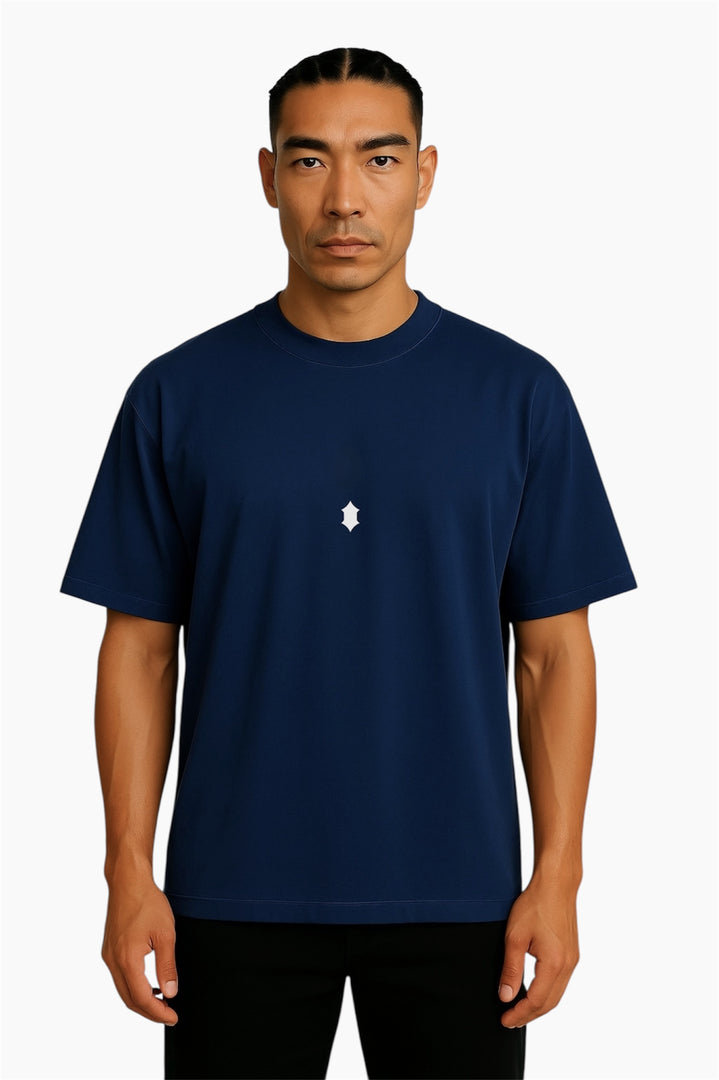 Basics Tee- Navy Blue