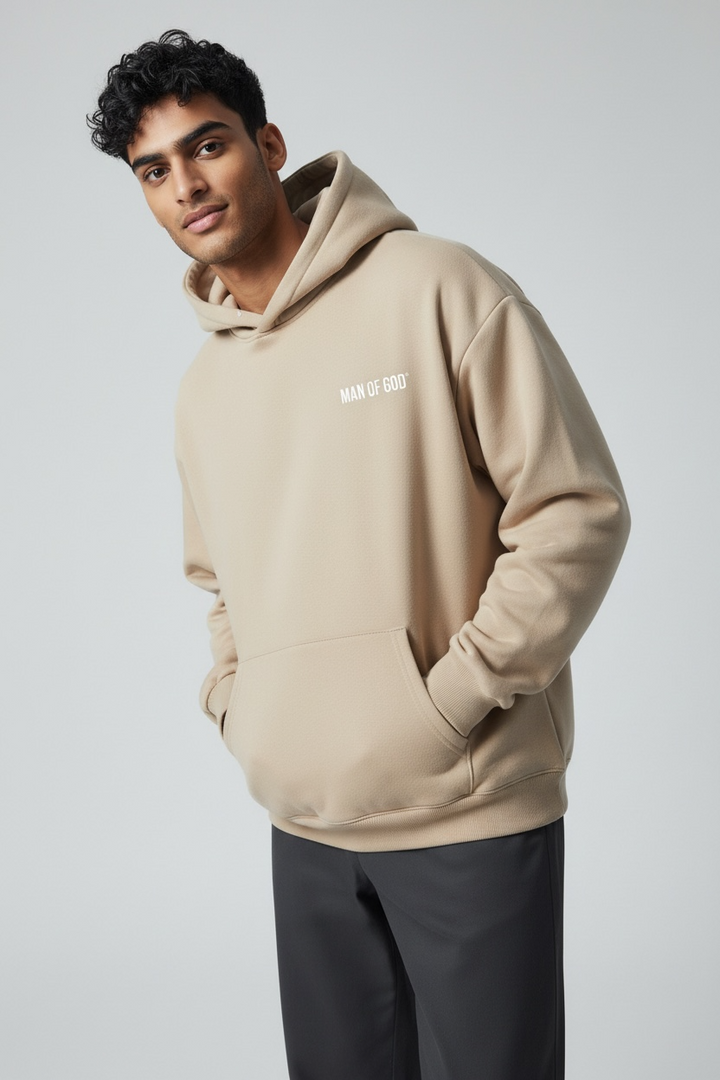 Basics Hoodie- Beige