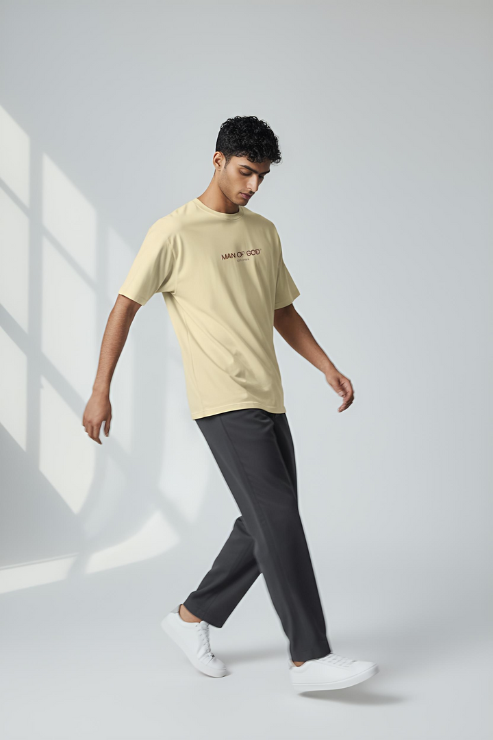 Supima Basics Tee- Beige