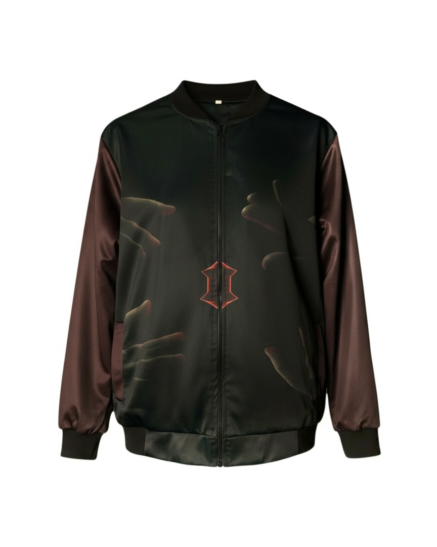 True Purpose Mesh Bomber Jacket