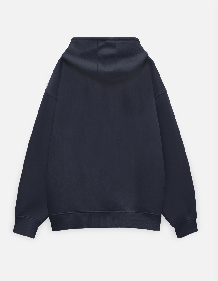 Basics Hoodie- Navy Blue