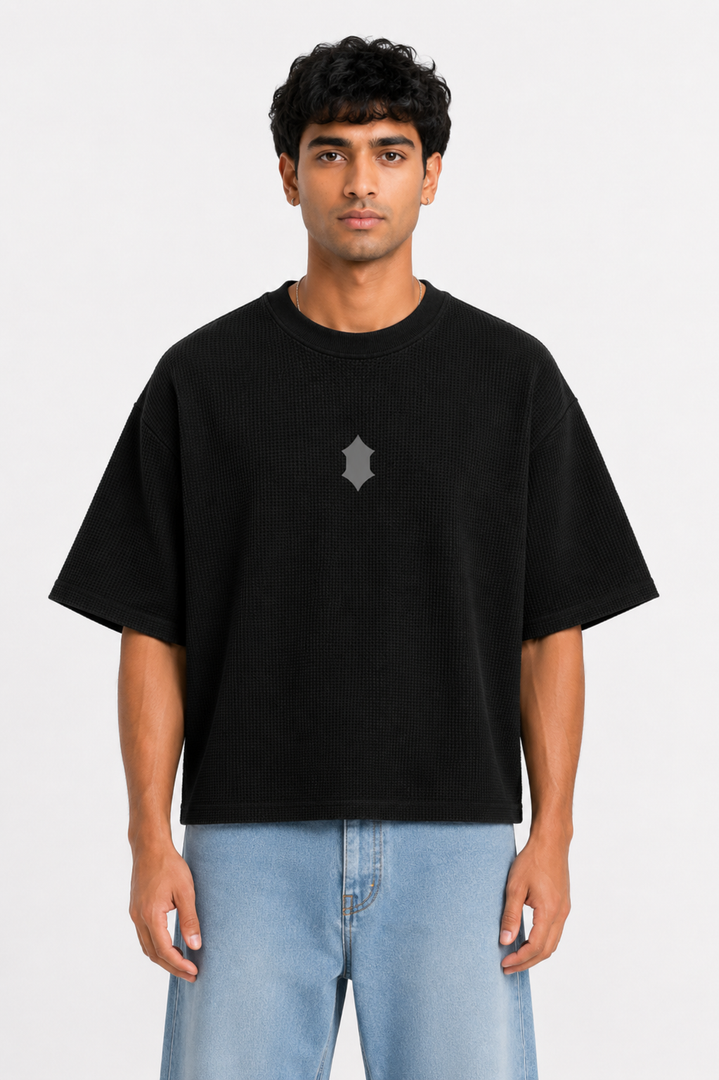 The Awakening Half Sleeve Ribbed Waffle Tee