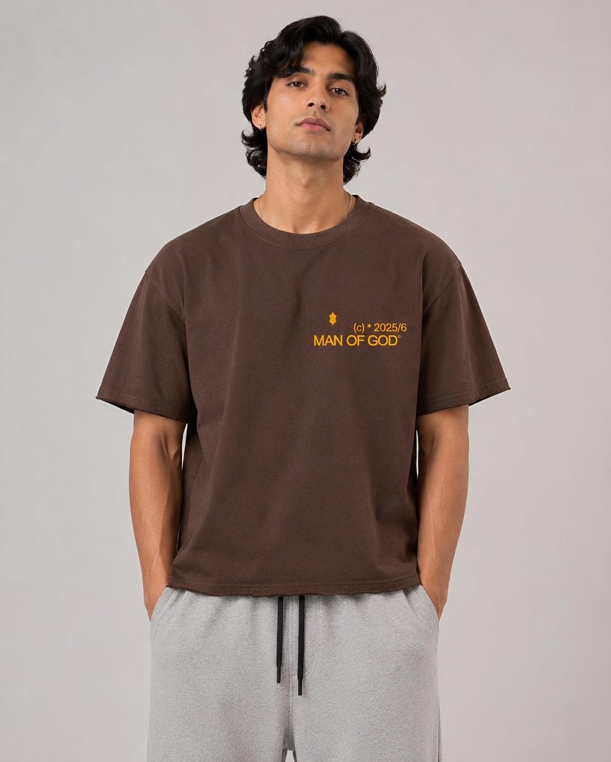 What It Takes Unstiched Hem Cropped Boxy Tee