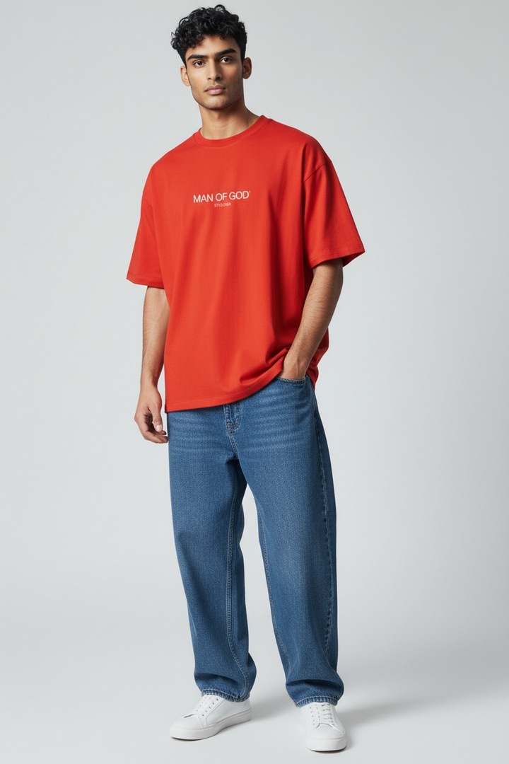 Stop Sinning Tee- Red