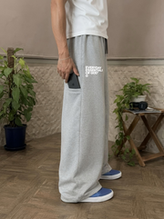 Baggy Heavyweight Sweatpants- Grey