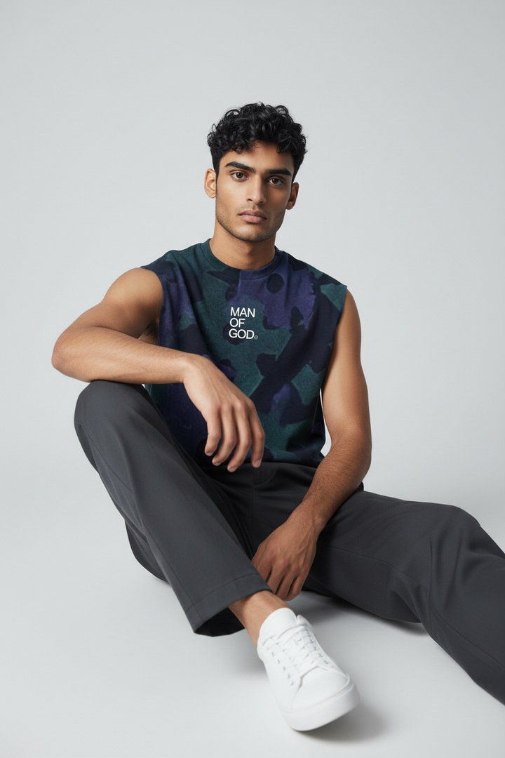 Archive Tank Top- Leaf Camo
