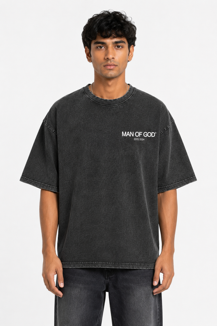 Own Pace Vintage Wash Faded Tee