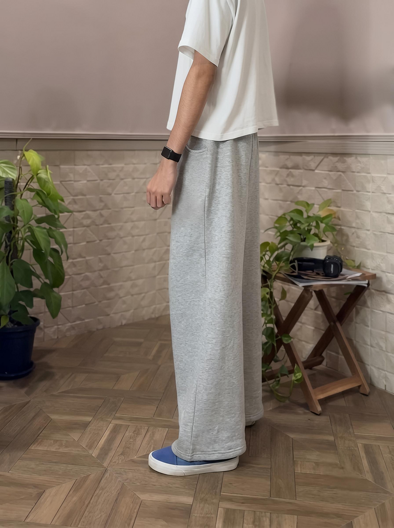 Baggy Heavyweight Sweatpants- Grey