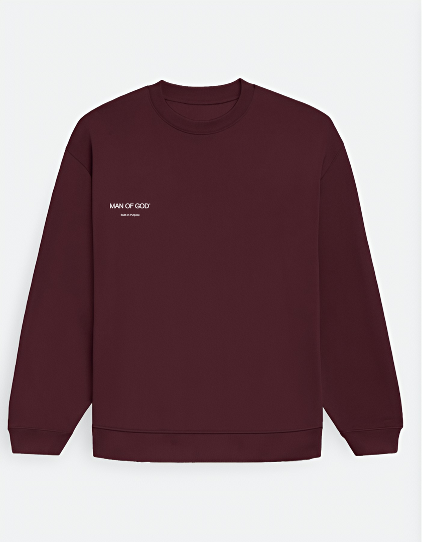 Basics Sweatshirt- Maroon