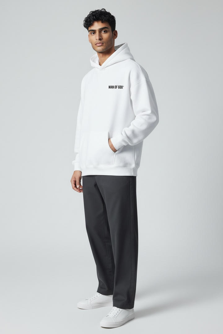 Basics Hoodie- White