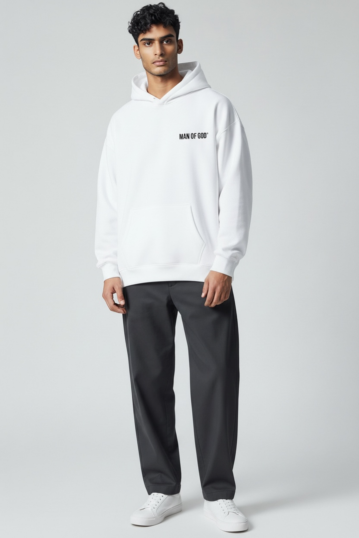 Basics Hoodie- White