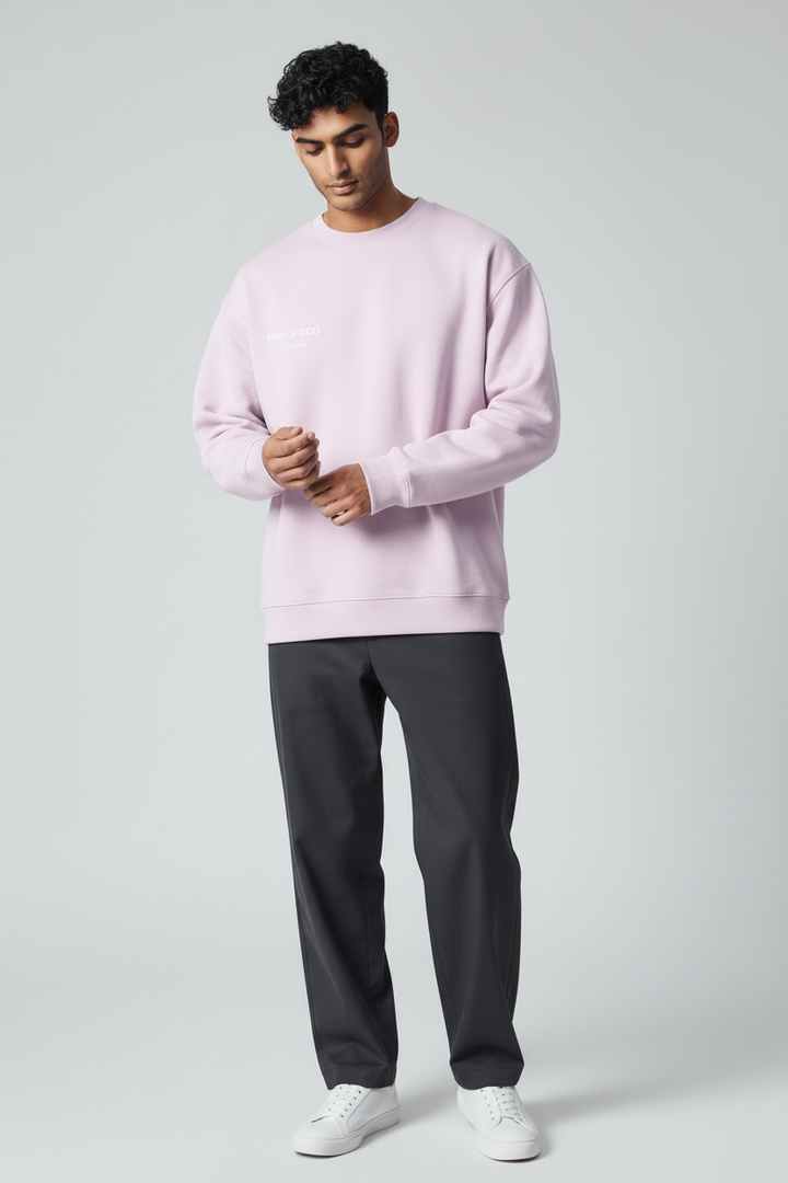 Basics Sweatshirt- Baby Pink