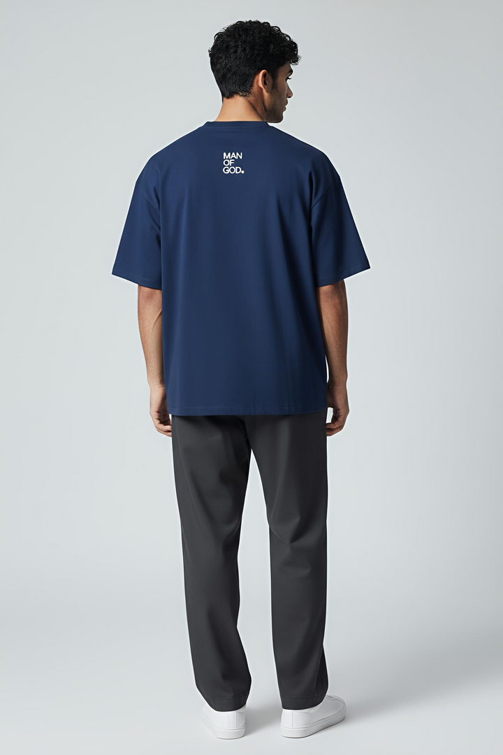 Basics Tee- Navy Blue