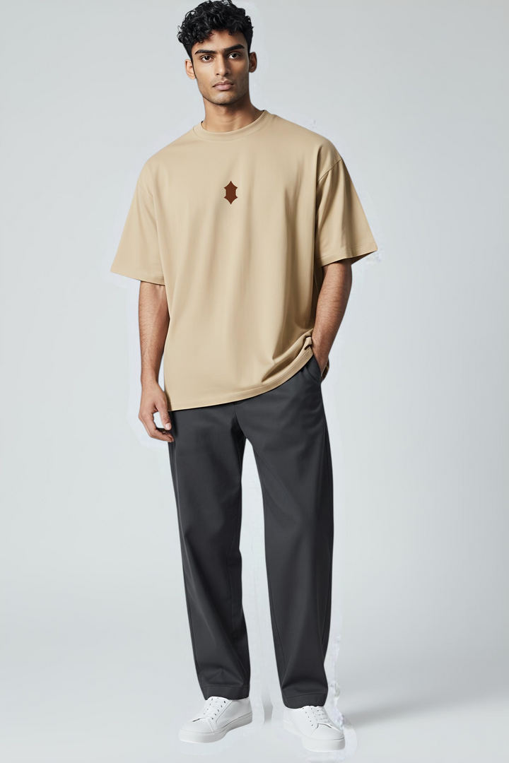 Basics Tee- Beige