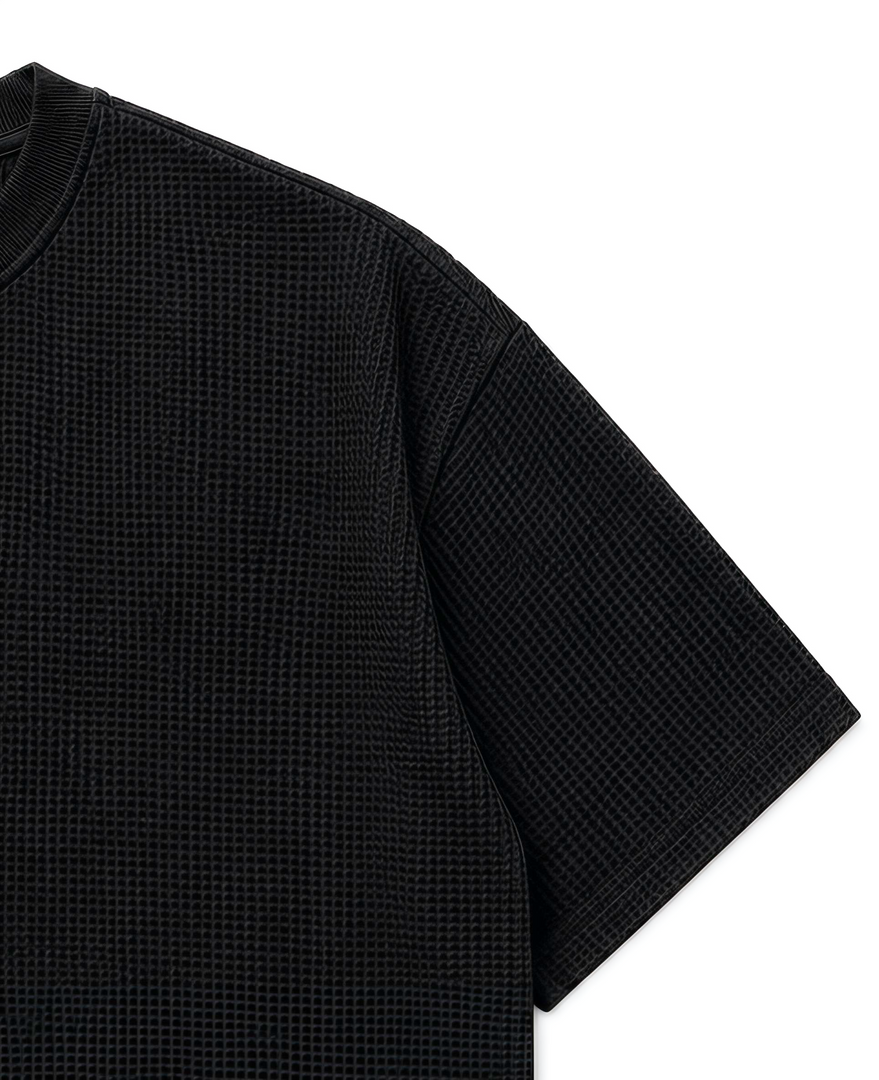 The Awakening Half Sleeve Ribbed Waffle Tee