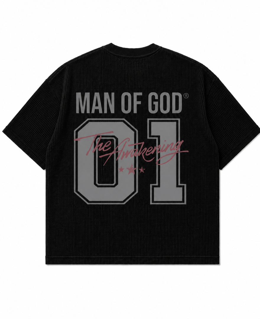 The Awakening Half Sleeve Ribbed Waffle Tee
