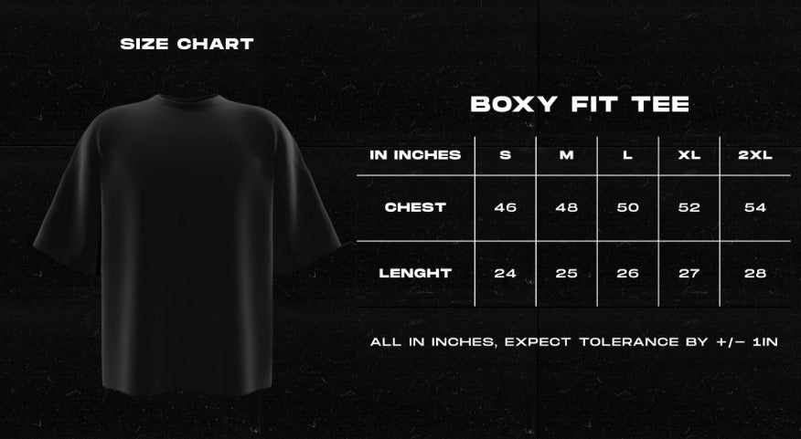 Typeface Unstiched Hem Cropped Boxy Tee