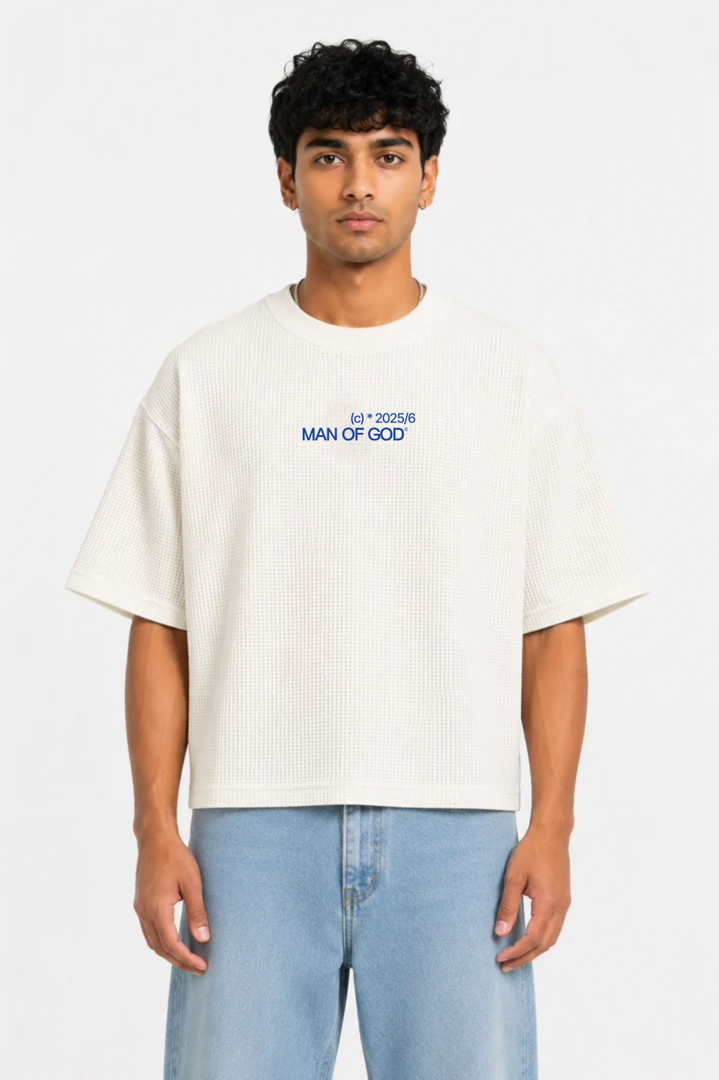 Culture & Community Half Sleeve Ribbed Waffle Tee