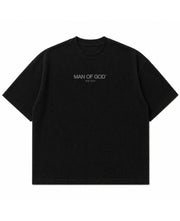 Faith Over Fear Half Sleeve Ribbed Waffle Tee